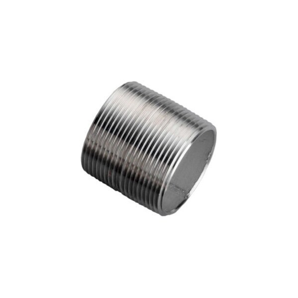 1-1/4 In. X 1-5/8 In. 304 Stainless Steel Pipe Nipple - 16168 PSI - Sch. 40 - Domestic